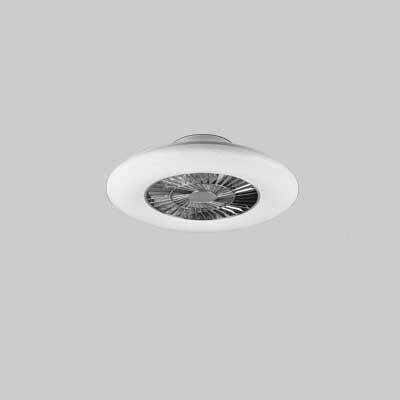 VENTILATORE E PLAFONIERA A SOFFITTO CON DIFFUSORE &#39;VISBY&#39;  59 cm - 39,6 Watt, 3900lm