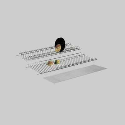 SCOLAPIATTI PLASTIFICATO IN KIT 86 cm
