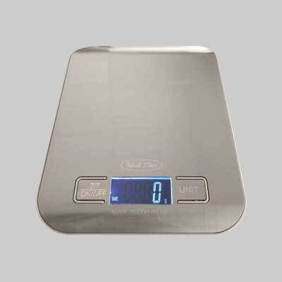 BILANCIA DIGITALE IDEAL STAR PIANA IN ACCIAIO INOX Capacità 5 kg