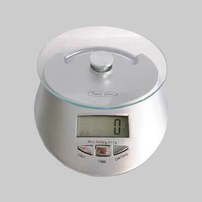 BILANCIA DIGITALE IDEAL STAR IN VETRO Capacità 5 kg