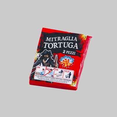 PETARDO &#39;MITRAGLIA TORTUGA&#39; 80 mm - conf. 2 pezzi