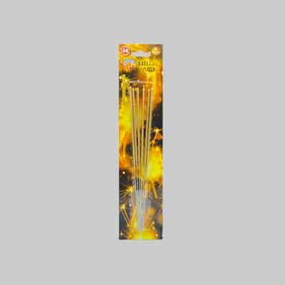 STELLINE D&#39;ORO IN BLISTER 200 mm - conf. 6 pezzi