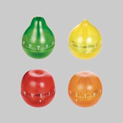 TIMER DA CUCINA 60&#39; FORMA FRUTTA &#39;PRESTO&#39;  7 cm