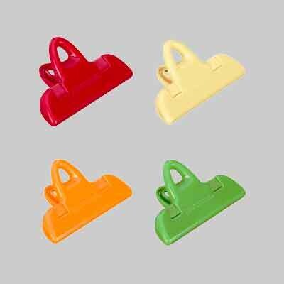 CLIP PER SACCHETTI &#39;PRESTO&#39; 4 PEZZI 7 cm