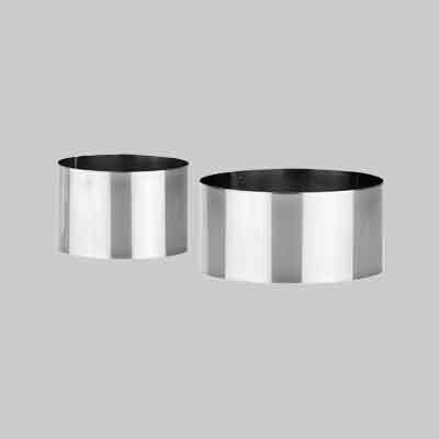 COPPAPASTA &#39;GRANDCHEF&#39;  7,5 cm e  10,5 cm - altezza 5 cm - 2 pezzi
