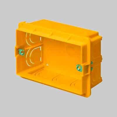 CASSETTA DA INCASSO &#39;ELETTROCANALI&#39; 3 posti (mm 95x70x48) - 10 pz