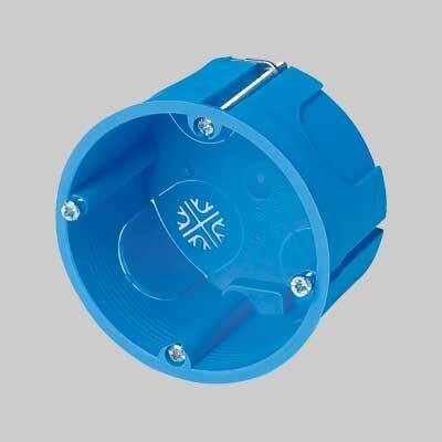 CASSETTA DA INCASSO PER CARTONGESSO TONDA  68 mm - 10 pz