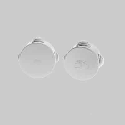 CASSETTA DI DERIVAZIONE DA PARETE TONDA  68x40 mm - 5 pz