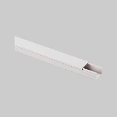 CANALINA PASSACAVI 20x10 mm (1 scomp.) - barra 2 mt