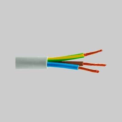 CAVO TRIPOLARE &#39;BIANCO&#39; Sezione 3x0,75 mm - 100 mt
