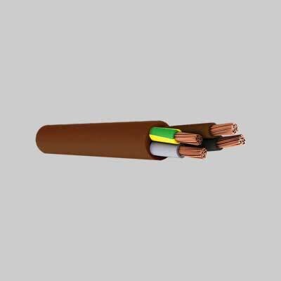 CAVO QUADRIPOLARE &#39;MARRONE&#39; Sezione 4x1 mm - 100 mt