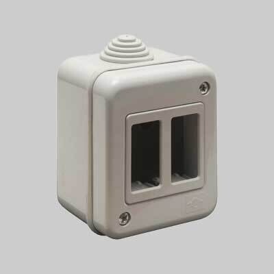 CONTENITORE DA PARETE PER APPARECCHI IP40 1 Posto