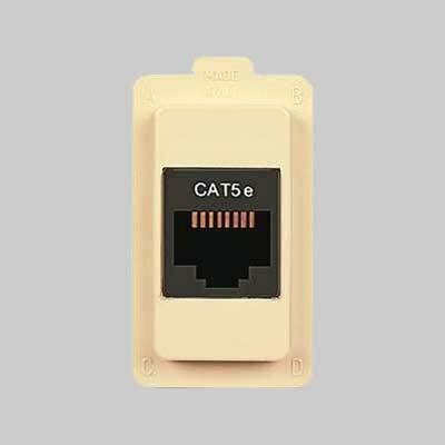 PRESA TELEFONICA &#39;TONDO&#39; RJ45 Cat 5e UTP