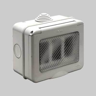CONTENITORE DA PARETE PER APPARECCHI IP55 1 Posto