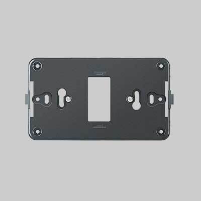 SUPPORTO A PARETE PER SERIE &#39;TONDO&#39; 1 MODULO