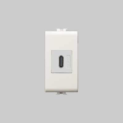 ALIMENTATORE DA INCASSO USB-C &#39;EASY&#39; Bianco