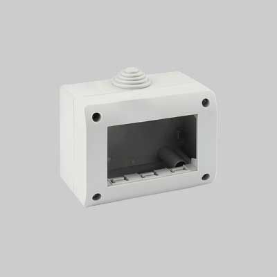 CONTENITORE DA PARETE PER APPARECCHI IP40 &#39;EASY&#39; 1 Posto