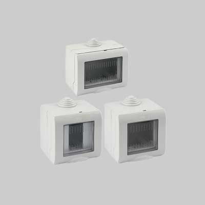 CONTENITORE DA PARETE PER APPARECCHI IP55 &#39;EASY&#39; 1 Posto