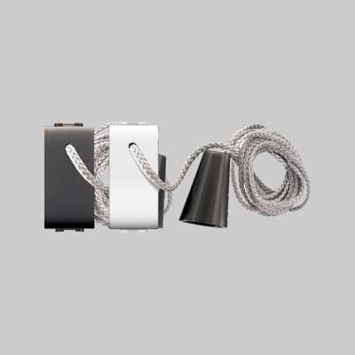 PULSANTE UNIPOLARE A TIRANTE &#39;MYLIFE&#39; 16A 250V 1P/NO - Bianco