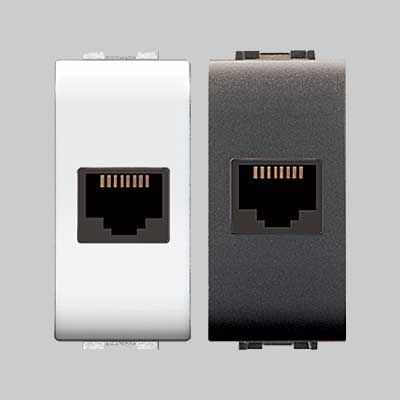 PRESA TELEFONICA &#39;MYLIFE&#39; RJ11 Plug 6/4 - Bianco