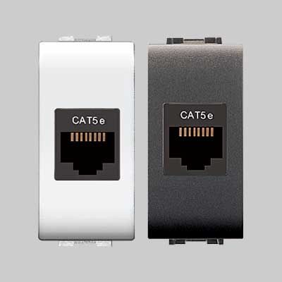 PRESA TELEFONICA &#39;MYLIFE&#39; RJ45 Cat 5e UTP - Bianco