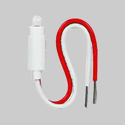 LAMPADA LED SPIA PER PULSANTE ILLUMINABILE cavo 100 mm