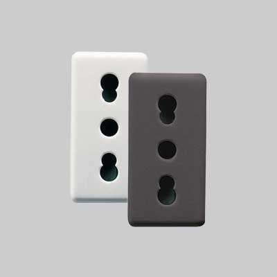 PRESA BIVALENTE &#39;SYSTEM&#39; 10/16A 250V 2P+T - Bianco