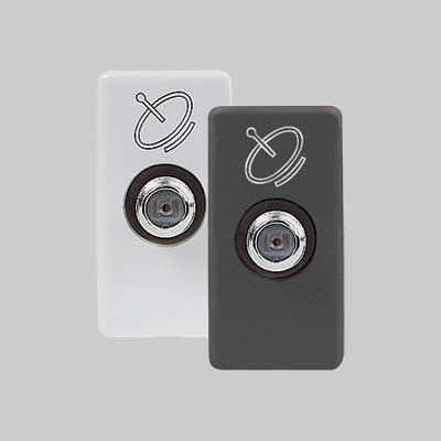 PRESA COASSIALE SAT &#39;SYSTEM&#39; Passante 5dB - Bianco
