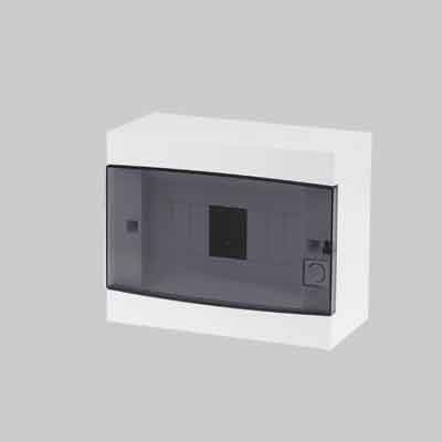 CENTRALINO DA PARETE C/PORTELLO IP40 4 Mod. 150x170x100 - Bianco