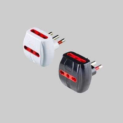 ADATTATORE TRIPLO 16A ROSI 2P+T - prese 10/16A 2P+T, Col. Bianco