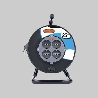 AVVOLGICAVO ELETTRICO IDEAL STAR CON CAVALETTO 15 mt