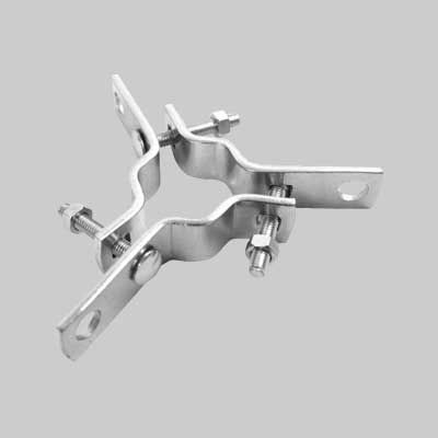 RALLA TRIS PER PALO ANTENNA 20x3 mm - Per pali 25/50