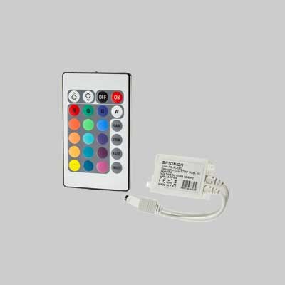 ALIMENTATORE E CONTROLLER PER STRISCE LED RGB 16 Bottoni
