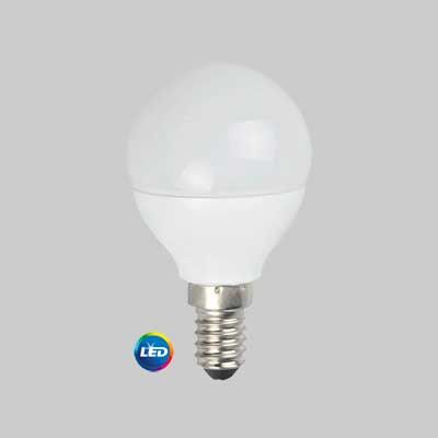 LAMPADA A SFERA MOD. &#39;SFERA&#39; E14 6W - 470Lm - 3000K