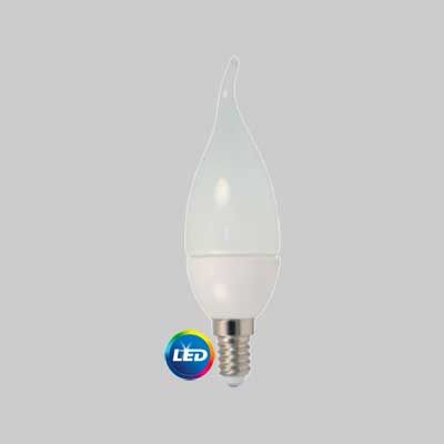 LAMPADA A LED MOD. &#39;COLPO DI VENTO&#39; 6W - E14 - 470Lm - 3000K