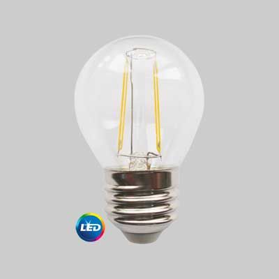 LAMPADA LED A FILAMENTO MOD. &#39;SFERA&#39; E27 4W - 400Lm - 2700K