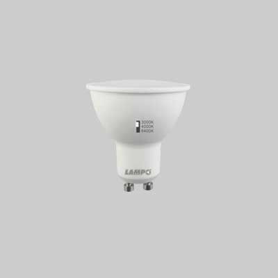 LAMPADA A LED TRICOLOR GU10 8 W - 650Lm
