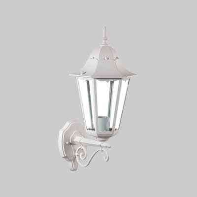 LANTERNA DA PARETE &#39;ERMES UP 8&#39; Colore Bianco