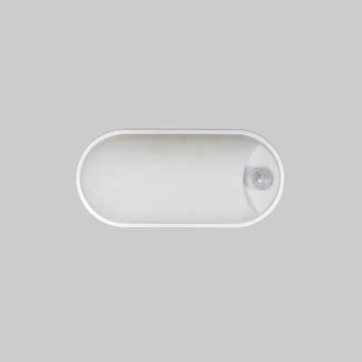 PLAFONIERA A LED OVALE CON SENSORE 18W - 2000 Lm - Tricolor