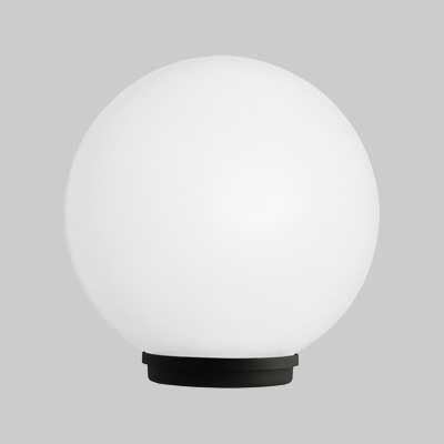 LAMPADA A SFERA OVALE PER ESTERNO BIANCA  250 mm