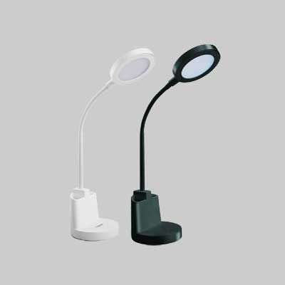 LAMPADA DA TAVOLO A LED &#39;SWAN 2&#39; Col. Bianco