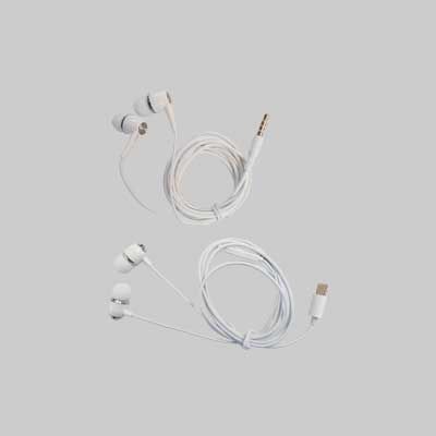 AURICOLARE CON FILO 10 Mw - 120 cm - Attacco Jack 3,5 mm