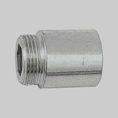 MANICOTTO F.M. RIDOTTO IN ACCIAIO F3/8&quot;xM1/2&quot; x 15 mm