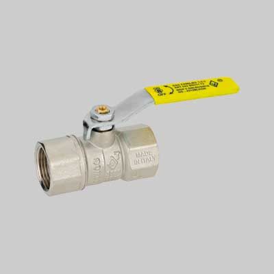 VALVOLA A SFERA PER GAS F.F. A LEVA 1/2&quot;