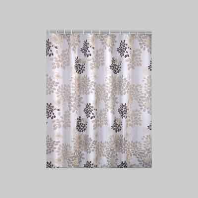 TENDA DOCCIA IN POLIESTERE &#39;CAFFE&#39;&#39; 120x200 cm - Bianco/Beige/Marrone