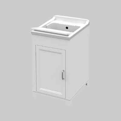 MOBILE LAVATOIO VASCHETTA 1 ANTA IN KIT cm 45x50x80h