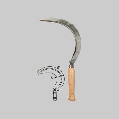 FALCIOLA DENTATA FALCI CLASSICA   n° 7/0 (S270/L22 mm)