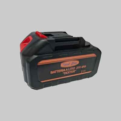 BATTERIA DI RICAMBIO PER MOTOSEGA DA POTA A BATTERIA &#39;DEXTER&#39; IDEAL STAR 21V - 4.0Ah