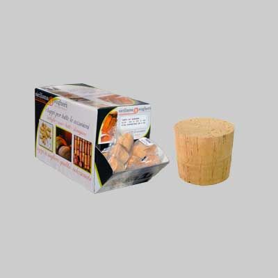 TAPPO IN SUGHERO PER DAMIGIANA 2 PEZZI 55x50 mm
