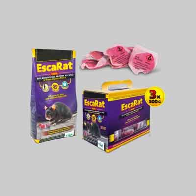 ESCA TOPICIDA IN PASTA &#39;ESCARAT&#39; 1,5 Kg (Scatola 3x500gr)